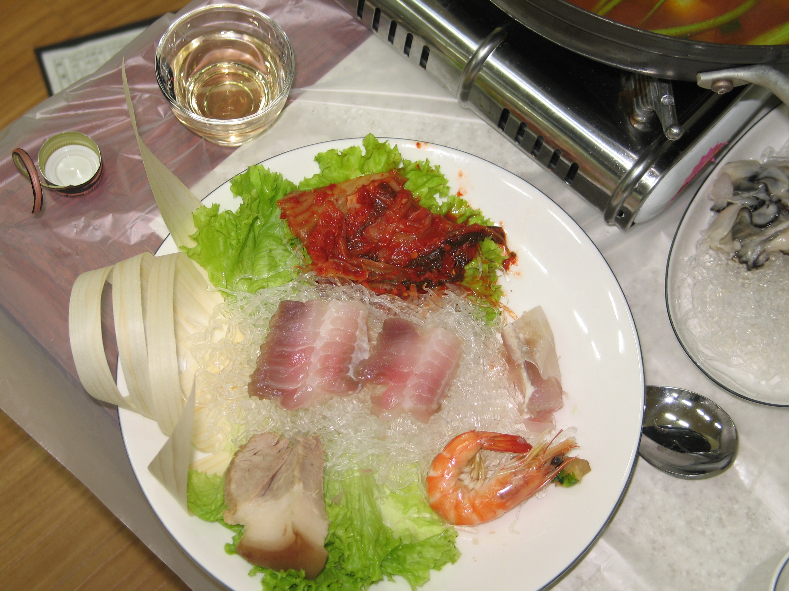 한우차돌삼합